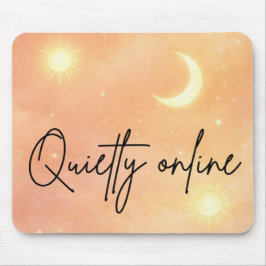 Alfombrilla De Ratón Peach haze and cloud cream AI art 