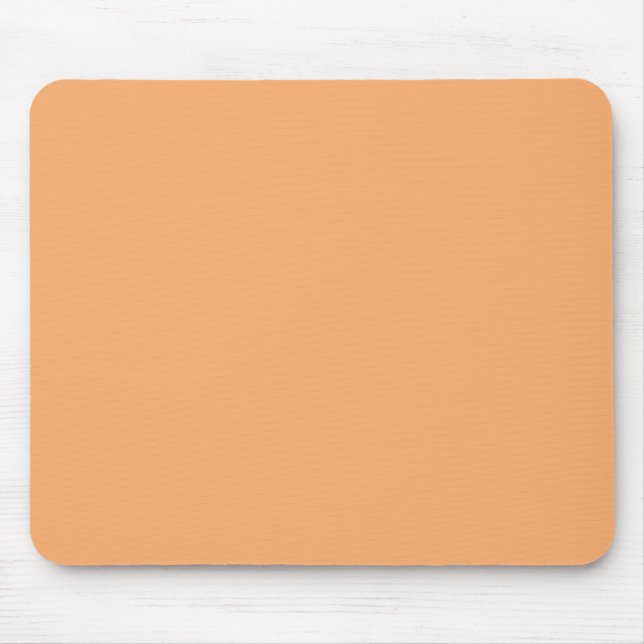 Alfombrilla De Ratón Peach Naranja Gold Pastel (Frente)