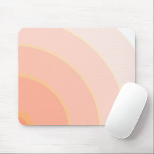 Alfombrilla De Ratón Peach Swirls Mouse pad