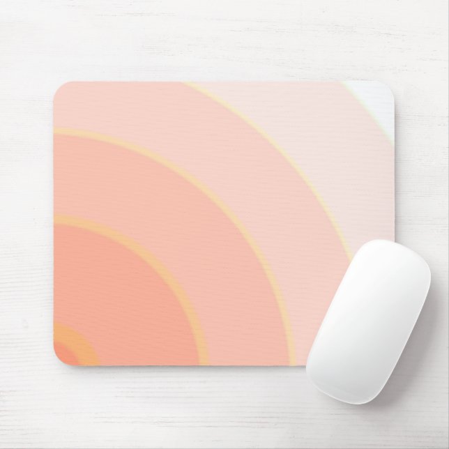 Alfombrilla De Ratón Peach Swirls Mouse pad (Con ratón)