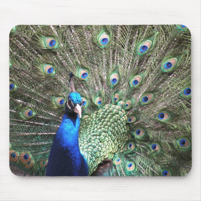 Alfombrilla De Ratón Peacock Mousepad (Frente)