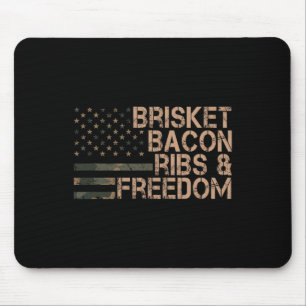 Alfombrilla De Ratón Pecho de ternera Bacon Costillas y Libertad Grill
