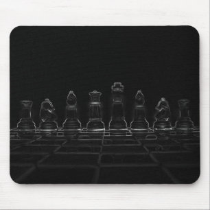 Alfombrilla De Ratón Pedazos de ajedrez