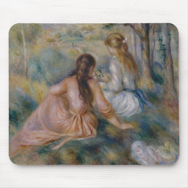 Alfombrilla De Ratón Pedro Auguste Renoir el | en el prado (Frente)
