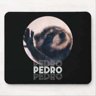 Alfombrilla De Ratón Pedro Racoon Danza Popular Meme de Internet Mapach