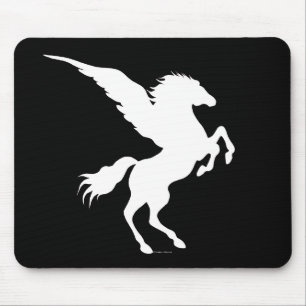 Alfombrilla De Ratón Pegaso Mousepad negro