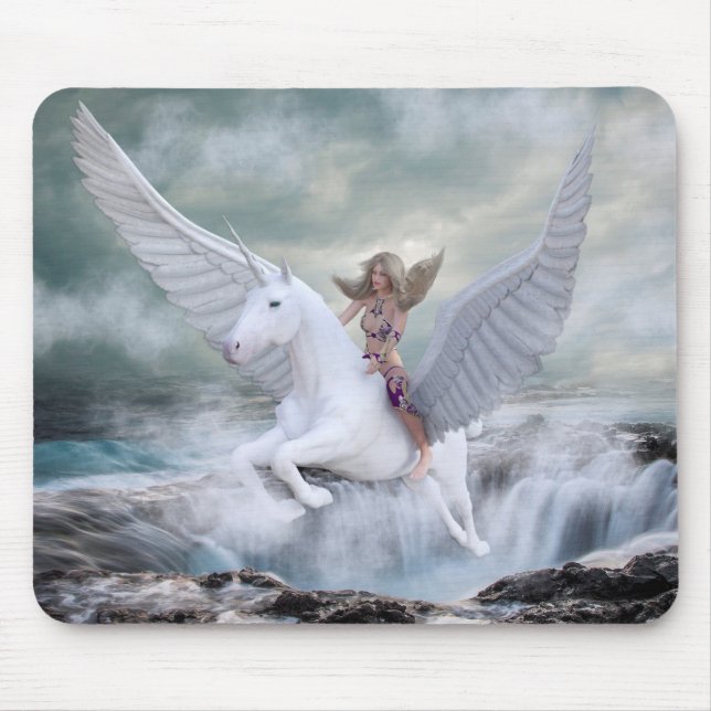 Alfombrilla De Ratón Pegasus Unicorn (Frente)