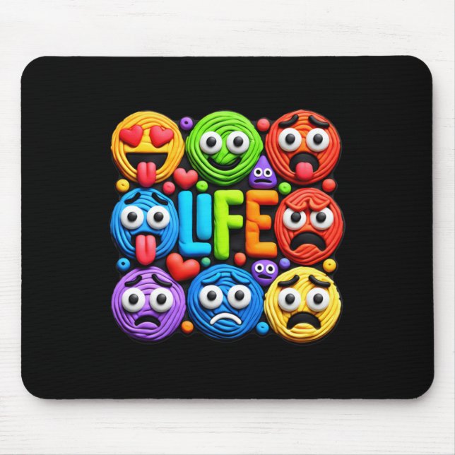 Alfombrilla De Ratón Pegatina de camiseta de regalo de psicoterapia (Frente)