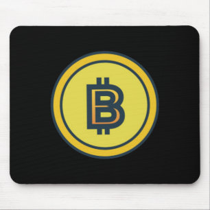 Alfombrilla De Ratón Pegatina de diseño de criptografía de Bitcoin
