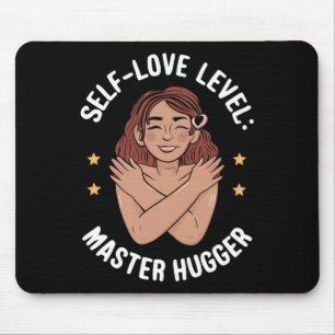 Alfombrilla De Ratón Pegatina de Hugger Master de nivel de amor propio