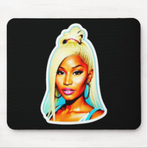 Alfombrilla De Ratón Pegatina de Nicki Minaj