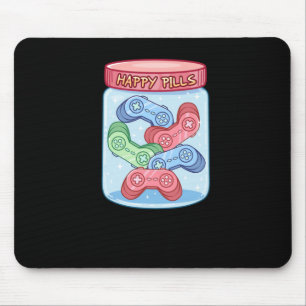 Alfombrilla De Ratón Pegatina Gamer Happy Pills