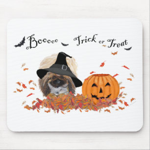 Alfombrilla De Ratón Pekingese Halloween