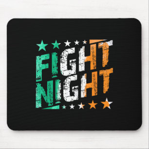 Alfombrilla De Ratón Pelea Por El Boxeo Nocturno Mma O El Tema Del Vent