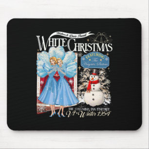 Alfombrilla De Ratón Película de las hermanas Navidades Blancas Festivi