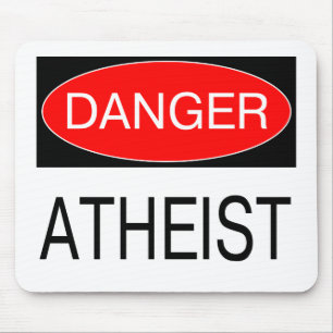 Alfombrilla De Ratón Peligro - Atheist Gracioso camiseta Gorra Apron
