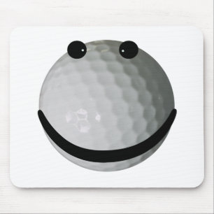 Alfombrilla De Ratón pelota de golf de la cara