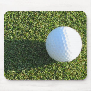 Alfombrilla De Ratón Pelota de golf en el cojín de ratón del verde de