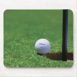 Alfombrilla De Ratón Pelota de golf en verde