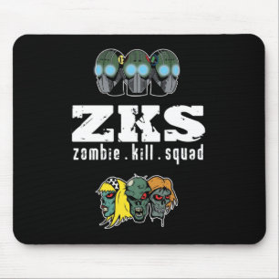 Alfombrilla De Ratón Pelotón Mousepad de la matanza del zombi