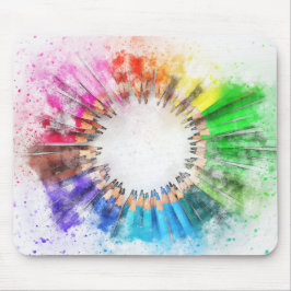 Alfombrilla De Ratón Pencillos acuarelas