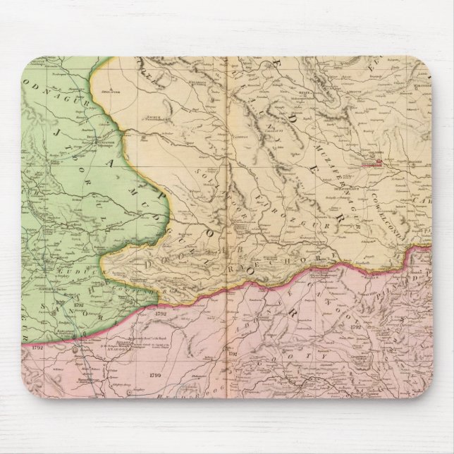 Alfombrilla De Ratón Península de India Norte (Frente)