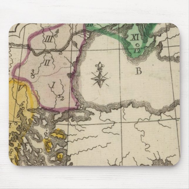 Alfombrilla De Ratón Península de los Balcanes 3 (Frente)