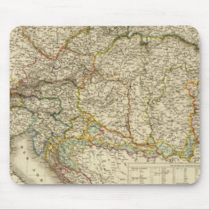 Alfombrilla De Ratón Península de los Balcanes Centrales Austria Hungrí