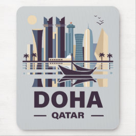 Alfombrilla De Ratón Península de Qatar en Doha