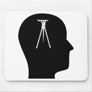 Alfombrilla De Ratón Pensamiento en examinar