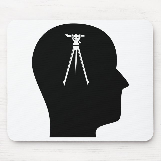 Alfombrilla De Ratón Pensamiento en examinar (Frente)