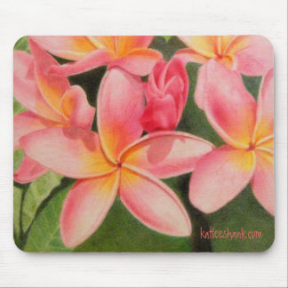 Alfombrilla De Ratón Pensamientos del mousepad del Plumeria