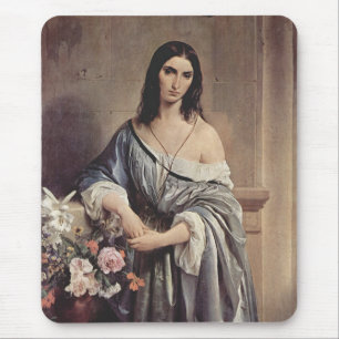 Alfombrilla De Ratón Pensamientos melancólicos (por Francesco Hayez)