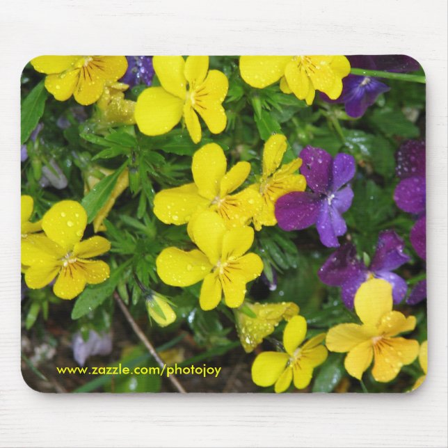 Alfombrilla De Ratón Pensamientos y la lluvia (Frente)