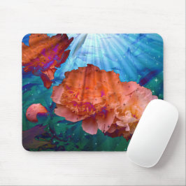 Alfombrilla De Ratón Peonies Bajo El Agua