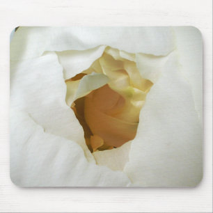 Alfombrilla De Ratón Peony blanco Mousepad