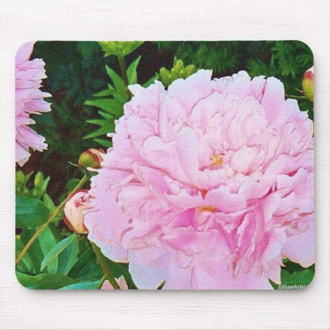 Alfombrilla De Ratón Peony Mousepad (Frente)