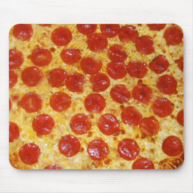 Alfombrilla De Ratón Pepperoni Pizza (Frente)