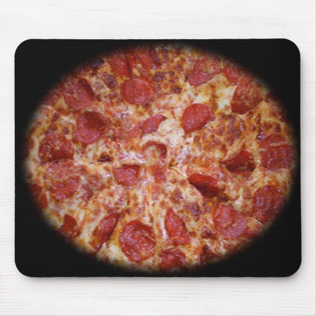Alfombrilla De Ratón Pepperoni Pizza Mousepad (Frente)