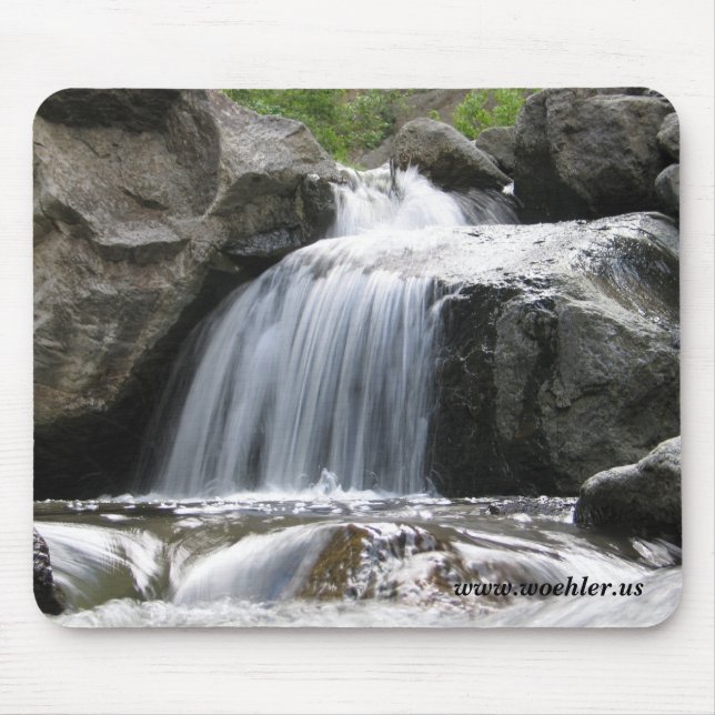Alfombrilla De Ratón Pequeña cascada de la corriente (Frente)