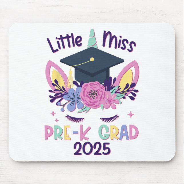 Alfombrilla De Ratón Pequeña graduación preescolar de Miss Pre-k 2 (Frente)