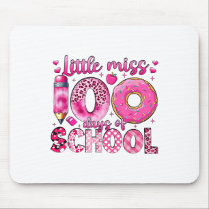 Alfombrilla De Ratón Pequeña Miss 100 Días De Chicas Escolares 100 Días