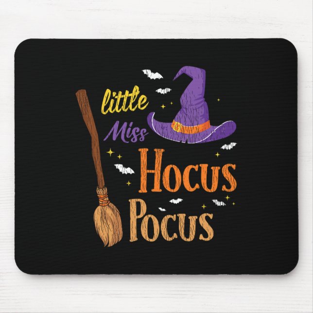 Alfombrilla De Ratón Pequeña Miss Hocuss Pocuss Halloween bruja (Frente)
