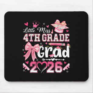 Alfombrilla De Ratón Pequeña Señorita Graduada de 4to Grado 2026 Niñas