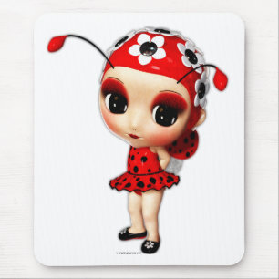 Alfombrilla De Ratón Pequeña Srta. Ladybug Mousepad
