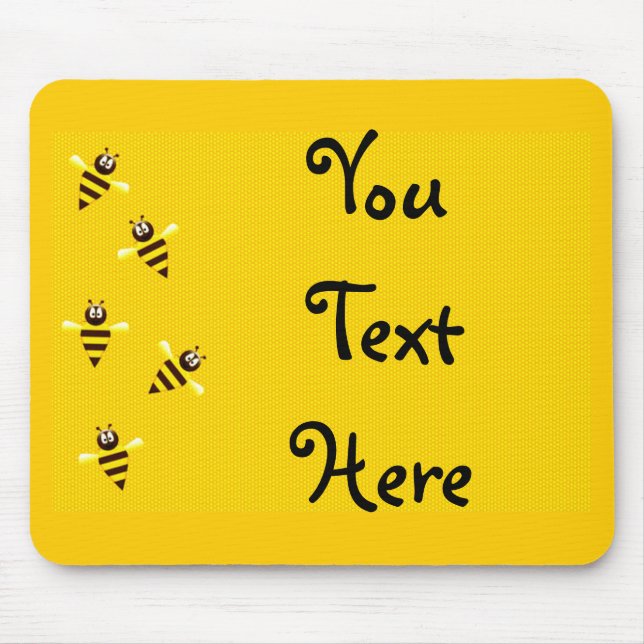 Alfombrilla De Ratón Pequeñas abejas (Frente)