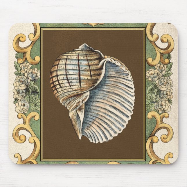 Alfombrilla De Ratón Pequeñas conchas de sirena (Frente)