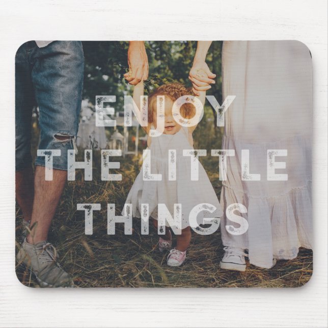 Alfombrilla De Ratón Pequeñas Cosas Rústicas Foto Mousepad (Frente)