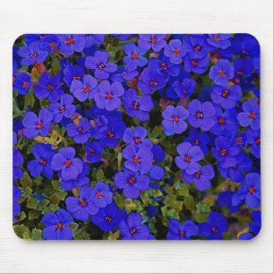 Alfombrilla De Ratón Pequeñas flores púrpuras