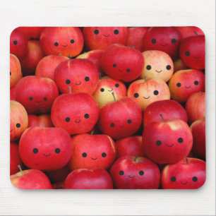 Alfombrilla De Ratón Pequeñas manzanas felices